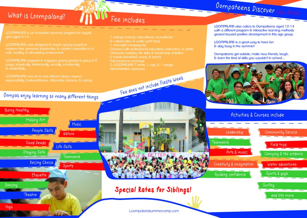 Loompaland 2018 Brochure